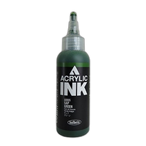 (Direct mail from Japan) Holbein Liquid Acrylic Pigment Ink A Series Green AI855