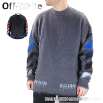 Self-Employed | Grey white DIAG La suede Horse Hairy Sweater Mahew sweater OMHA036E19 plush