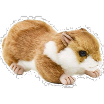 (Direct mail from Japan) Hansa Hansa Muppet Hamster 17cm No 3738