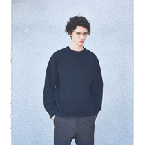 Japanese direct mail ABAHOUSE GRAY same style washable corrugated round neck knitted cotton sweater for men and women lightweight