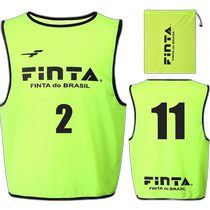 Japanese direct mail FINTA bib number 10 pieces football FT6513-4100
