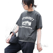 Japanese direct mail the shinzone womens sweatshirt half-sleeve
