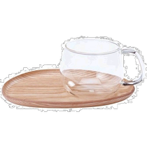 (Direct mail from Japan) kinto tableware FIKA coffee cup tray set transparent 22583 easy to carry