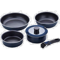 (Direct mail from Japan) Heping FREIZ pot and cookware 4-piece set IH special detachable handle