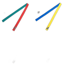 Japan Direct Mail Claudio Pandiani Men Women Teenagers 10 Different Colors Headbands and Footbands