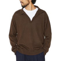 日本直邮船领针织衫   放松版型套头针织衫 Firsthand 针织衫 毛