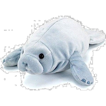 (Direct mail from Japan) COLORATA Plush Doll Manatee Animal Lying Series 17 5x8 5x29