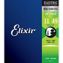 (Direct mail from Japan) Elixir electric guitar strings OPTIWEB Medium 011- 049 #19102