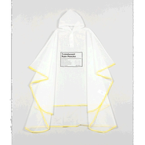 Japanese direct mail niko and womens translucent poncho portable design a must-have for rainy days