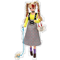 (Direct mail from Japan) TAKARA TOMY Licca Doll Guide Dog Coach Volunteer Licca TOMY