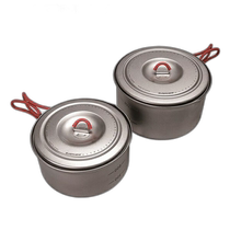 Self-operated | Evernew Ti UL Pot 900 1300 ECA536 outdoor cooker