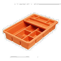 (Direct mail from Japan) nakabayashi Nakabayashi stationery storage box desktop storage box orange PLS-DT1