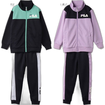 Japan direct mail FILA youth childrens girls jersey upper and lower suits tops trousers trousers bottoms fitness
