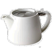 (Direct mail from Japan) FOR LIFE earthenware teapot 530ml for 3 cups white 309-WHT