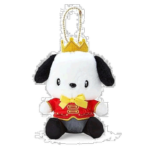 Japan Direct Mail (Japan Direct Mail) Three Lili Gull Plush Doll Pendentif Wearing Crown Jewel Patcha Dog 8