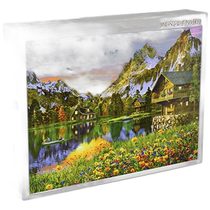 Japan Direct Mail (Japan Direct Mail) Appleone Jigsaw Puzzle 500-247 Dominic Davidson Alpine Lake 3