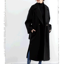 Direct mail from Japan Classical Elf womens retro tailored double-breasted long coat light and soft high
