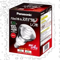 (Direct mail from Japan) Panasonic spiral bulb R25 shaped warm light interface E26