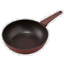 (Japan Direct Mail) Love Litho Yama Diamond Coated Deep Flat Bottom Pan 28cm DCP-I28