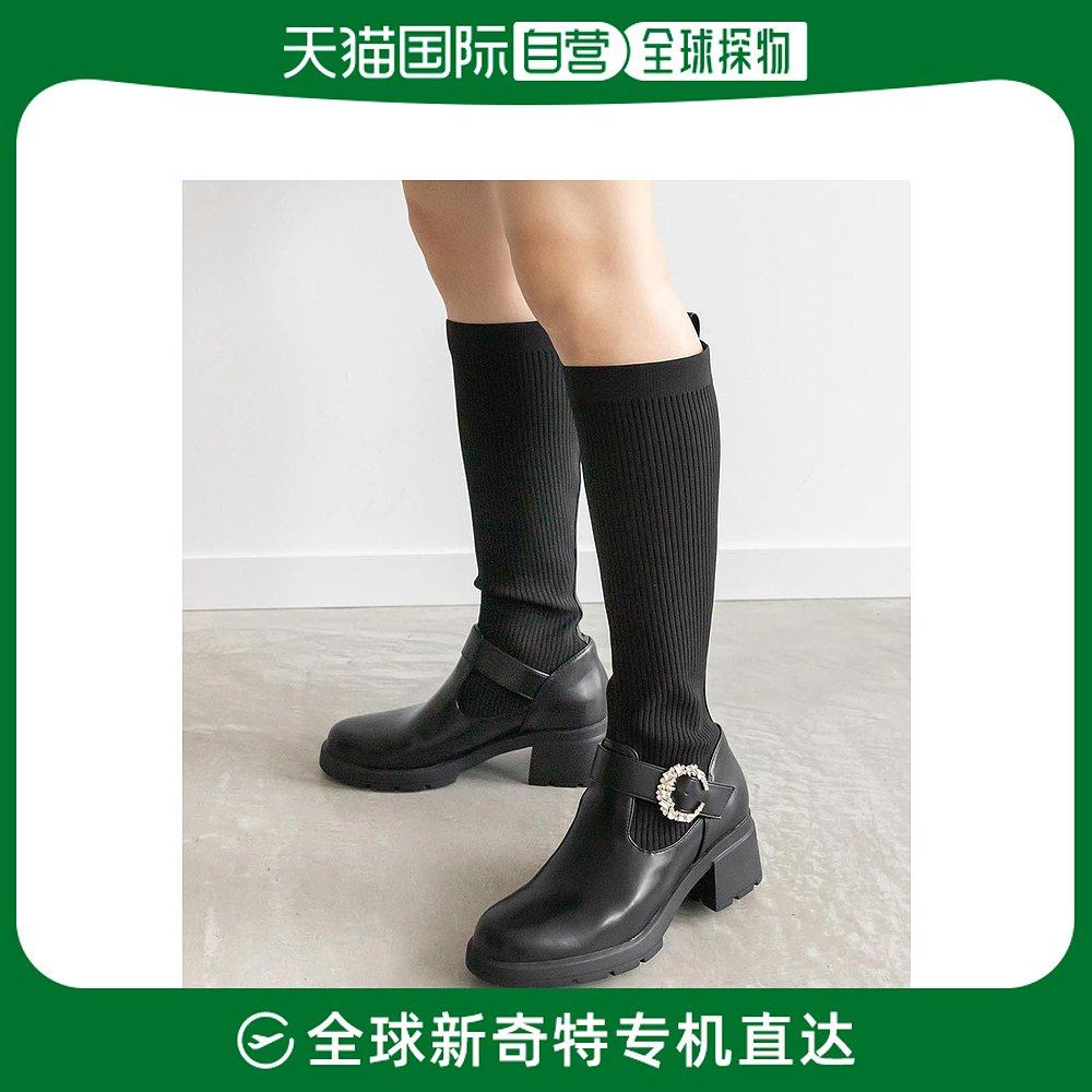 (Japan Direct Mail) Lady Randa Rain Shoes Black Brief About 100 Hitch Fashion Trends Personality Casual Comfort-Taobao