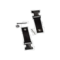 (Japanese direct mail) Dimarzio di Marco left guitar braces ClipLock fastening zipped black DD220
