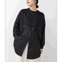 日本直邮Bou Jeloud女士简约风格棉质拼接连衣裙 6410171