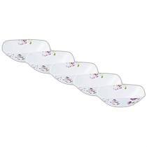 Japan direct mail (Japan direct mail) corelle Corning generous bowl 5 pieces purple flower J2348-VM CP-15