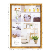 (Direct mail from Japan) Nakabayashi Nakabayashi photo frame A4 size brown F-TW-104-BR