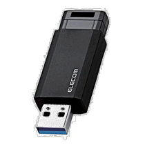 (Direct mail from Japan) ELECOM 128GB suitable for USB3 2 encrypted U disk black MF-PKU3128G