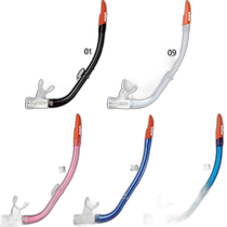 Self-operated｜Aqua men and women Sammy V silicone marine sports snorkel for men and women AQA KS-3075