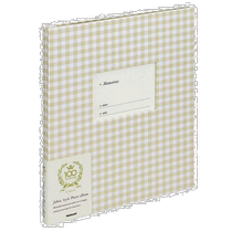 (Japan Direct Mail) Nakabayashi Midlin Album Fabric Style Casual Plaid A4 Beige 237