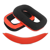 (Direct Mail from Japan) GEEKRIA Headphone Ear Pads Headband Logitech G430 930 etc. Red
