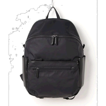 Japanese direct mail YSACCS womens nylon taffeta and recycled leather daily backpack powerful functionality