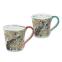 Japanese direct mail Kutani ware universal mug ceramic wedding