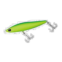 (Direct mail from Japan) DAIWA Dayiwa Fishing Equipment Luya Bait False Bait Bass Type Fluorescent Green Enhanced Double