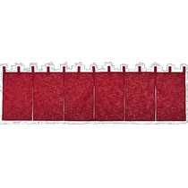 (Direct mail from Japan) Tkg Endo Shoji door curtain solid color dark red 001-10 cotton and linen made in Japan YHV0