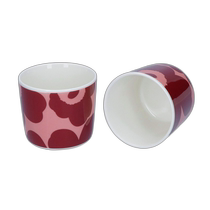 Japan direct mail Marimekko ceramic candlestick underglaze color coffee cup hand cup gift pair 200ml
