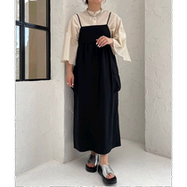 Japanese direct mail LOWRYS FARM womens characteristic pocket suspender dress 107795 107795