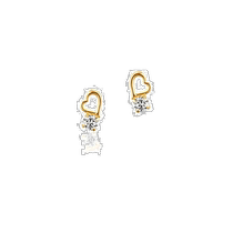 Japanese direct mail Japanese tide 4℃ Canal 4℃ K10 gold stud earrings Product number: 15113615300