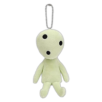 (Direct mail from Japan) Sun Arrow Three Arrows Plush Toy Princess Mononoke Wood Spirit Lucky Pendant Light Green K-
