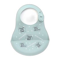 Japanese direct mail BREEZE silicone bib baby bib
