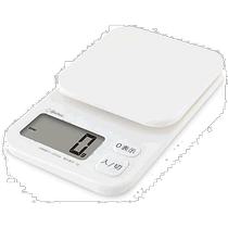 (Direct mail from Japan) Dolico Kitchen Scale White 3kg Cooking Food Management Mail Measurement