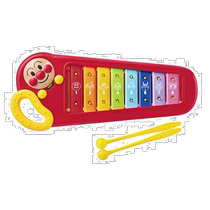 (Direct mail from Japan) ANPANMAN Breadman xylophone eighth-level percussion melody carefully polished and smooth
