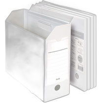 Plus Plus Guangdong PP File Box A4 folder 5 volume set white