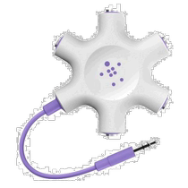 (Japan direct mail) Belkin multi-headphone splitter distributes headphones purple F8Z274btPUR headset