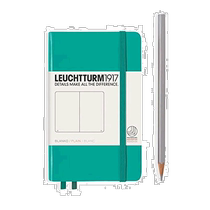 (Direct mail from Japan) leuchtturm1917 notepad notebook A6 blank emerald easy to carry