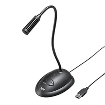 Japan Direct Mail (Japan Direct Mail) Sanwa Sanye Computer Microphone Desktop Soft Arm Type MM-MCUSB2