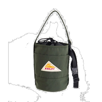 KELTY Unisex cylindrical nylon hand-held crossbody bag for men and women lightweight practical and safe