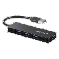 (Direct mail from Japan) Buffalo USB30 hub is practical and has 4 ports supports PS4 black