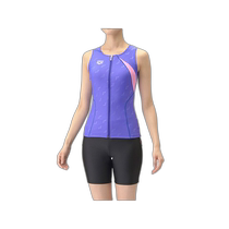 Direct mail from Japan Arena fitness split (covering back and middle leg inserts) womens swimming fitness swimsuit AS4FW